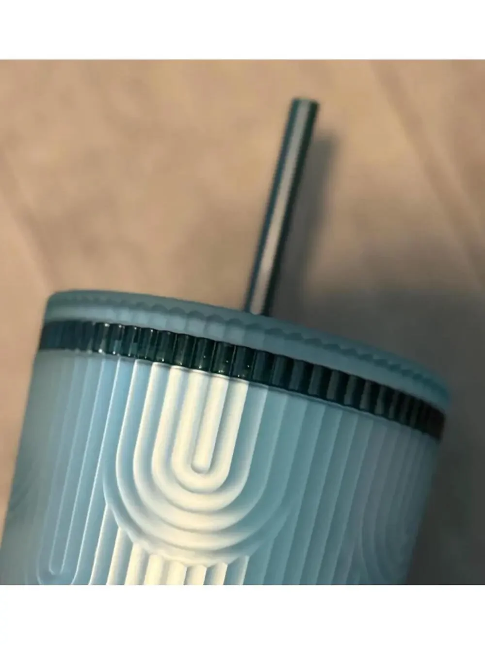 Starbucks 2024 Anniversary Shell Soft Touch Mint Green Venti 24oz Tumbler NWT